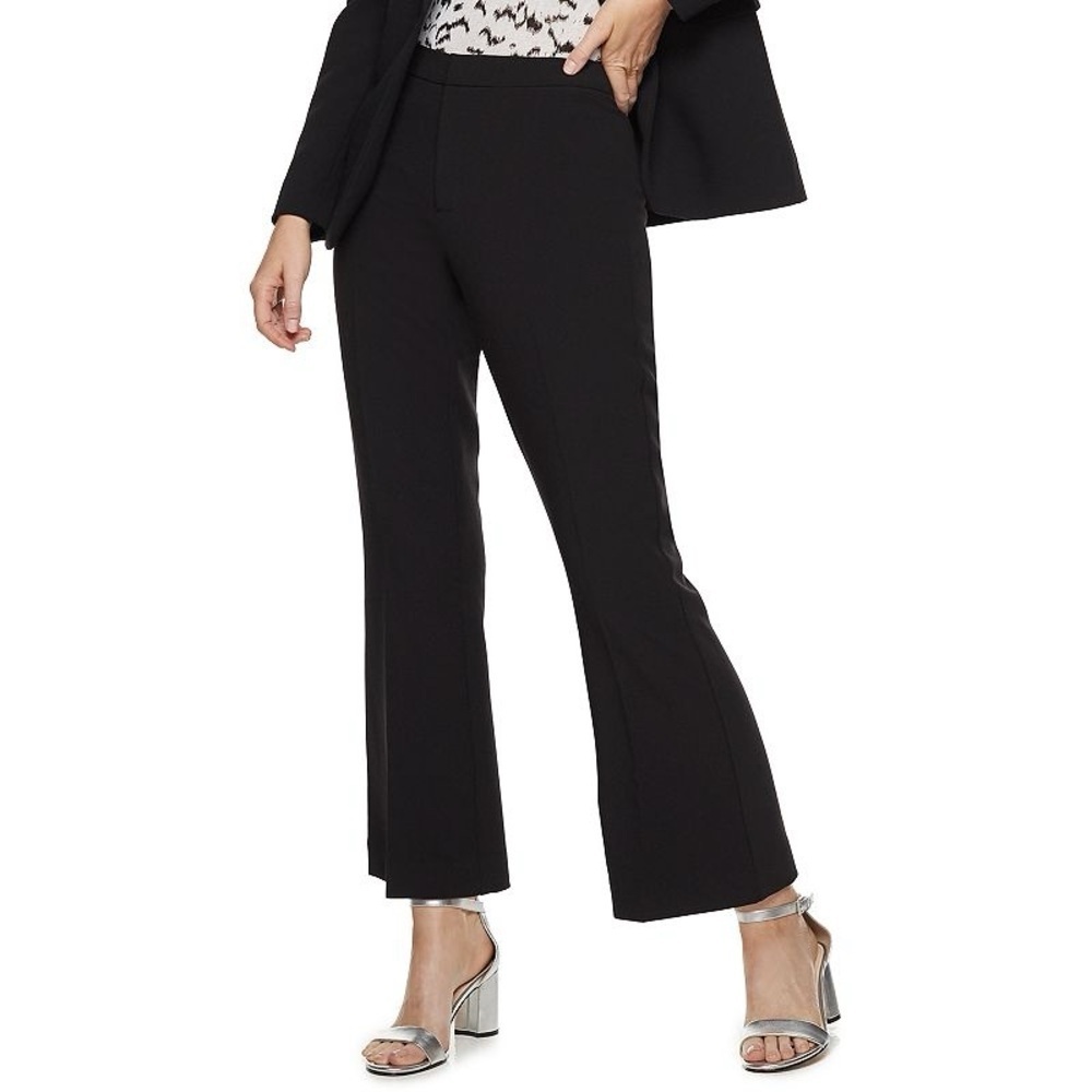 NWOT Women's Nine West Madison Cropped Kick Flare Pants Size Medium